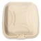 Boardwalk Bagasse PFAS-Free Food Containers, 1-Compartment, 9 x 1.93 x 9, White, Bamboo/Sugarcane, 200PK HL-91BW-NPFA - alternate 3